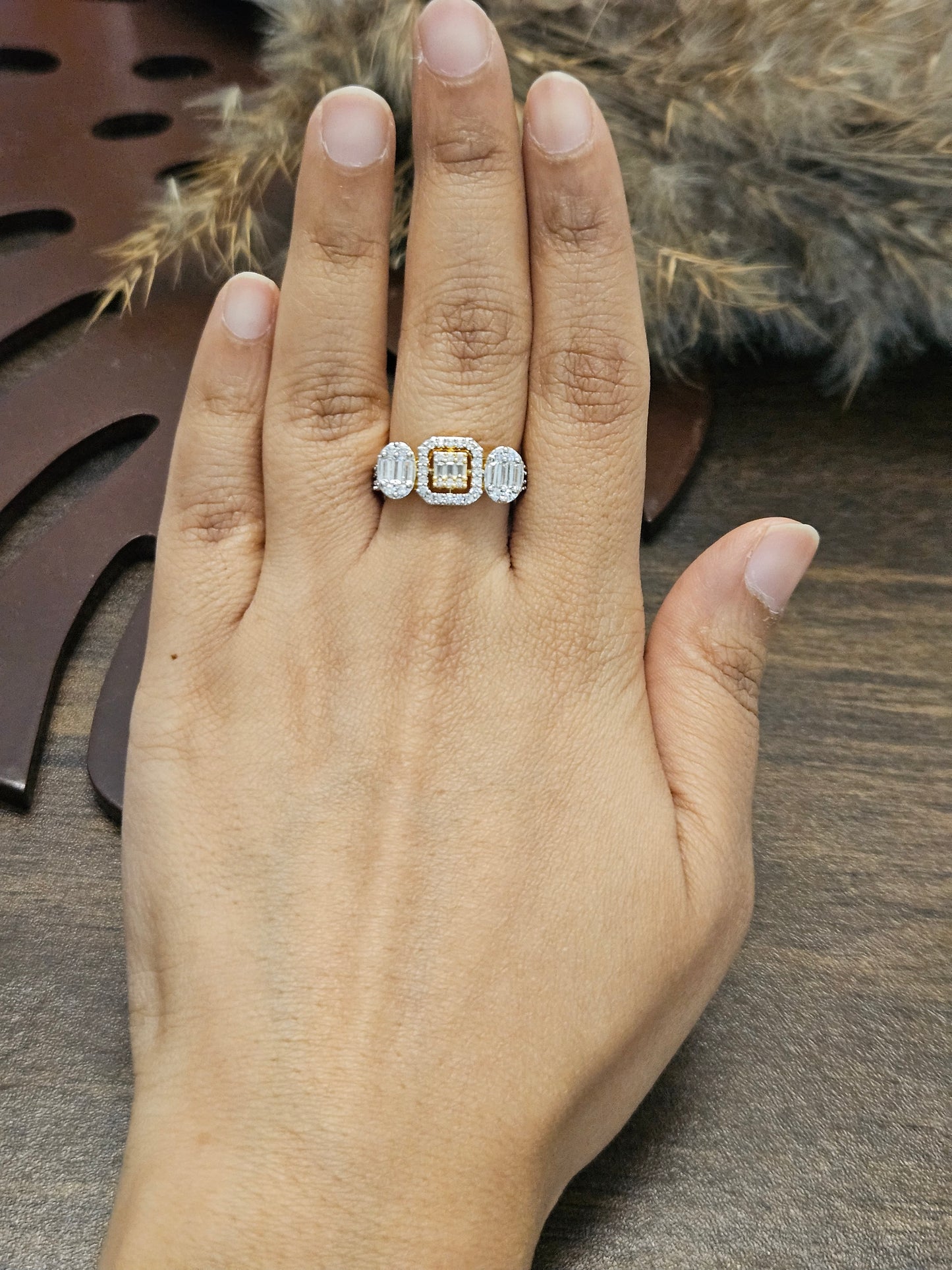 TRI EMERALD GOLD POLISH