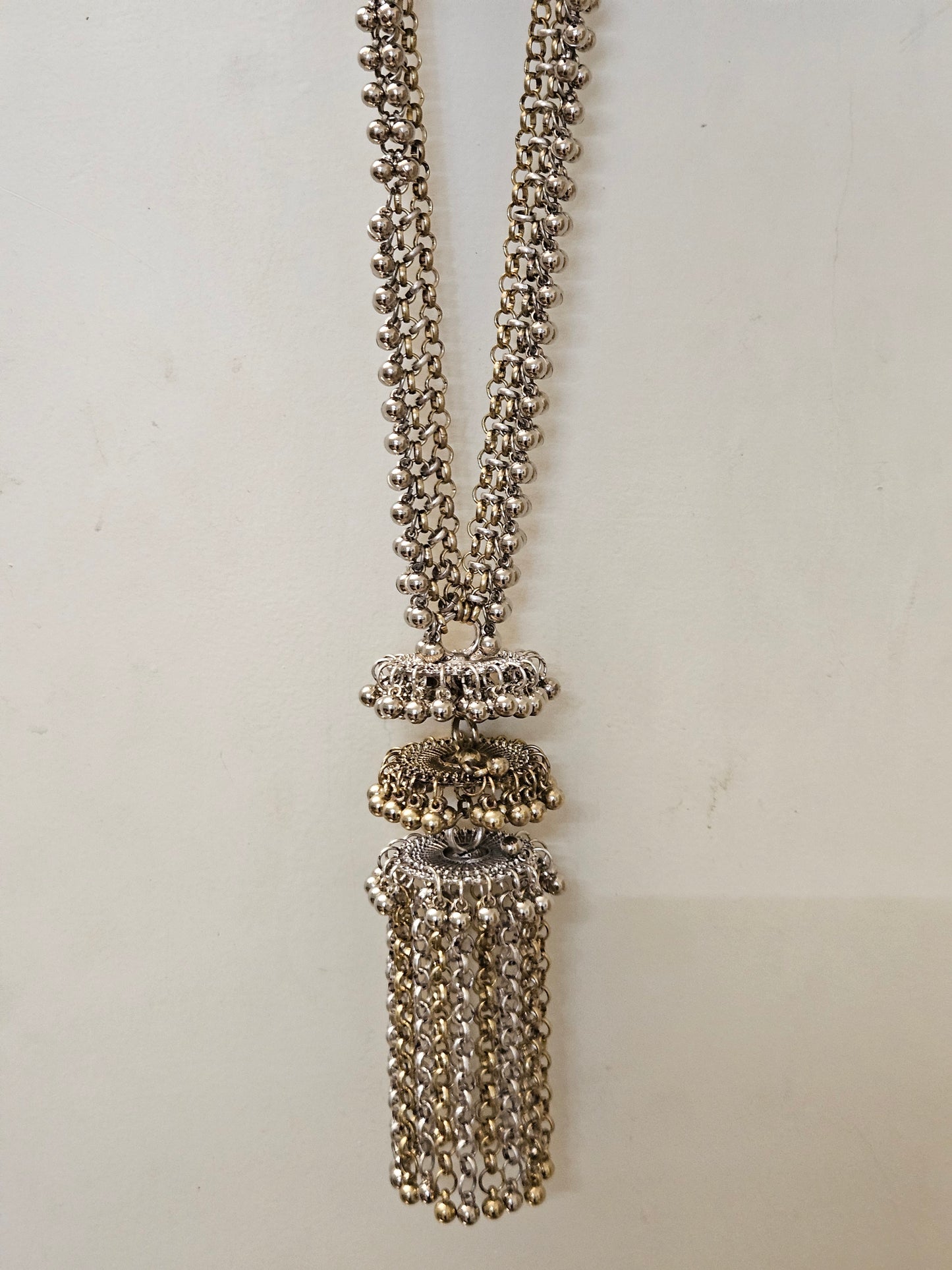 THREE LAYERED GOLD & SILVER