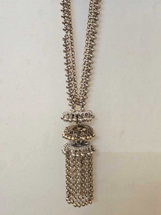 THREE LAYERED GOLD & SILVER