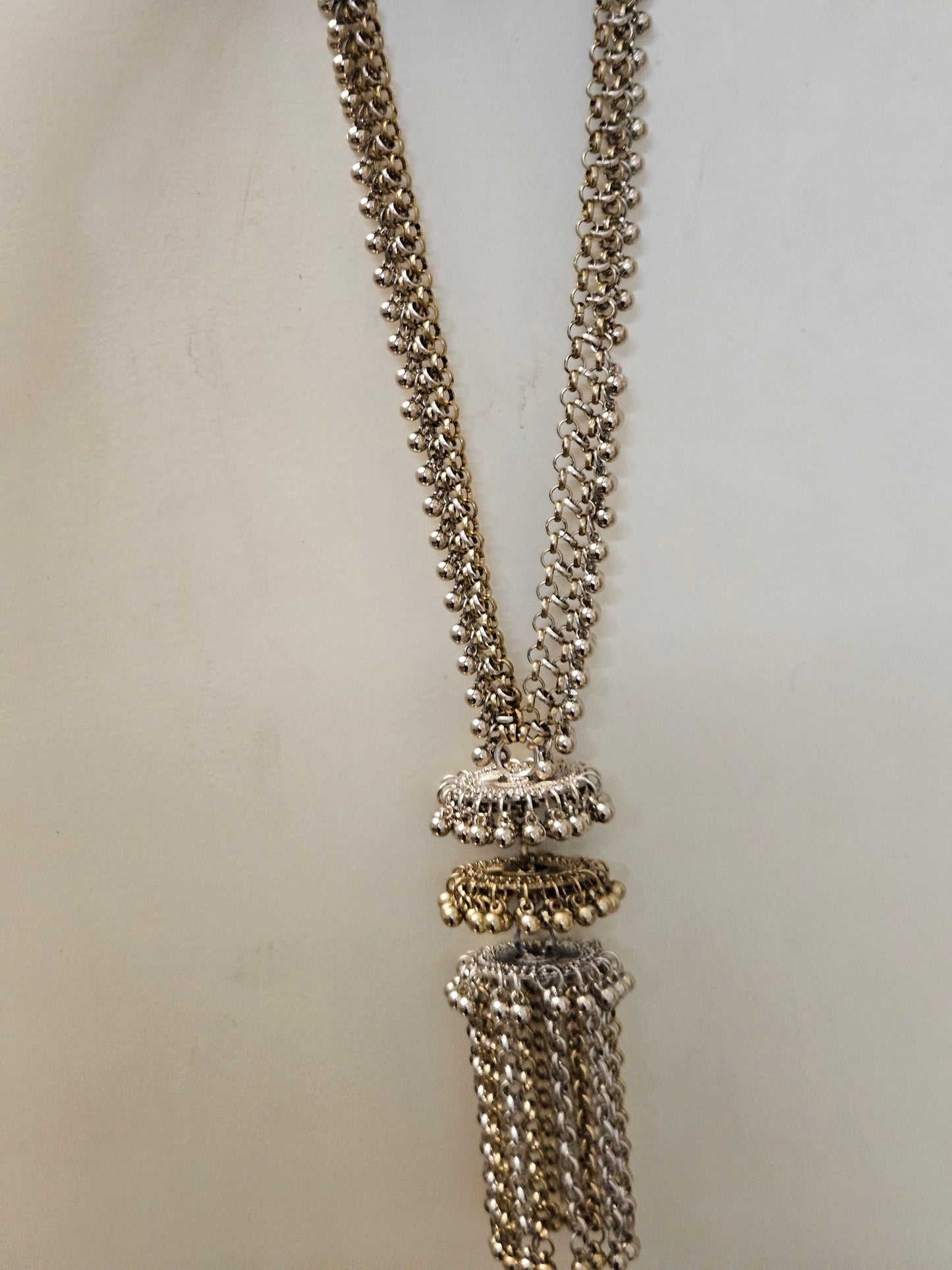 THREE LAYERED GOLD & SILVER