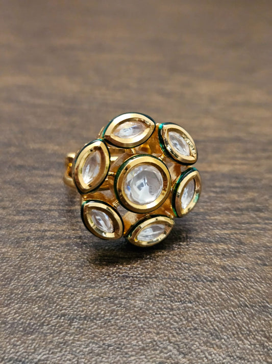 ROUND KUNDAN FLOWER