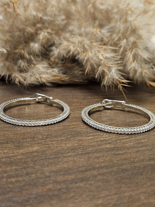 EVERGREEN DIAMOND HOOP