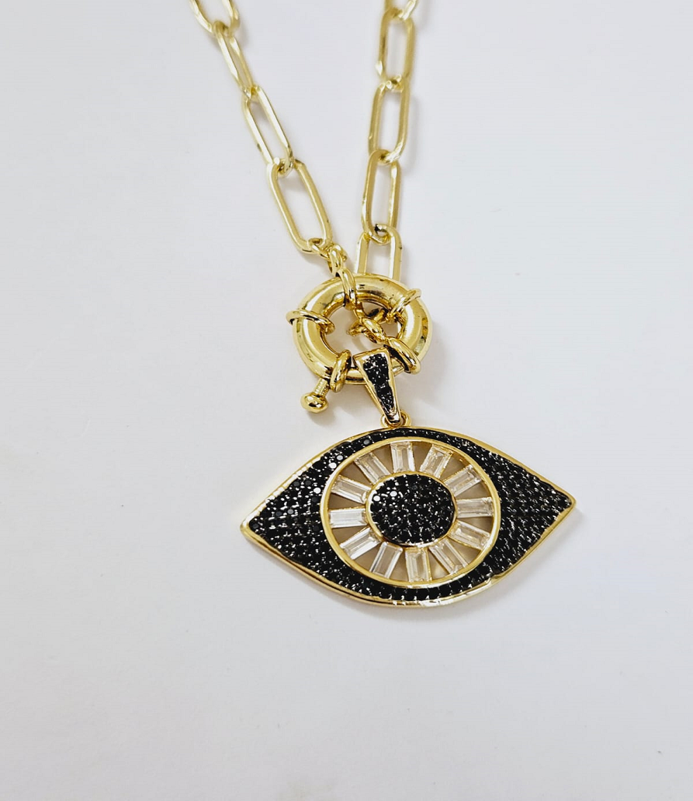 EVIL EYE BROAD ( BLACK)