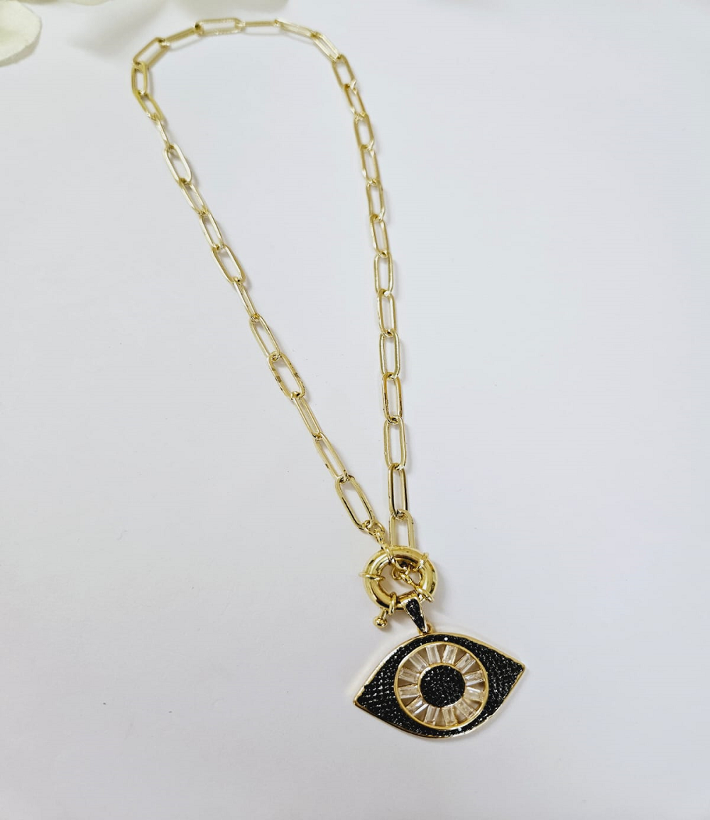 EVIL EYE BROAD ( BLACK)