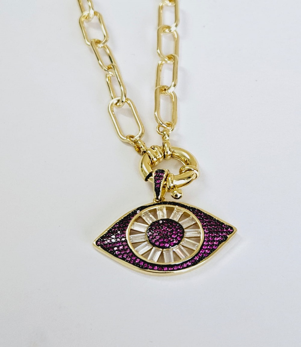 EVIL EYE BROAD (PURPLE)