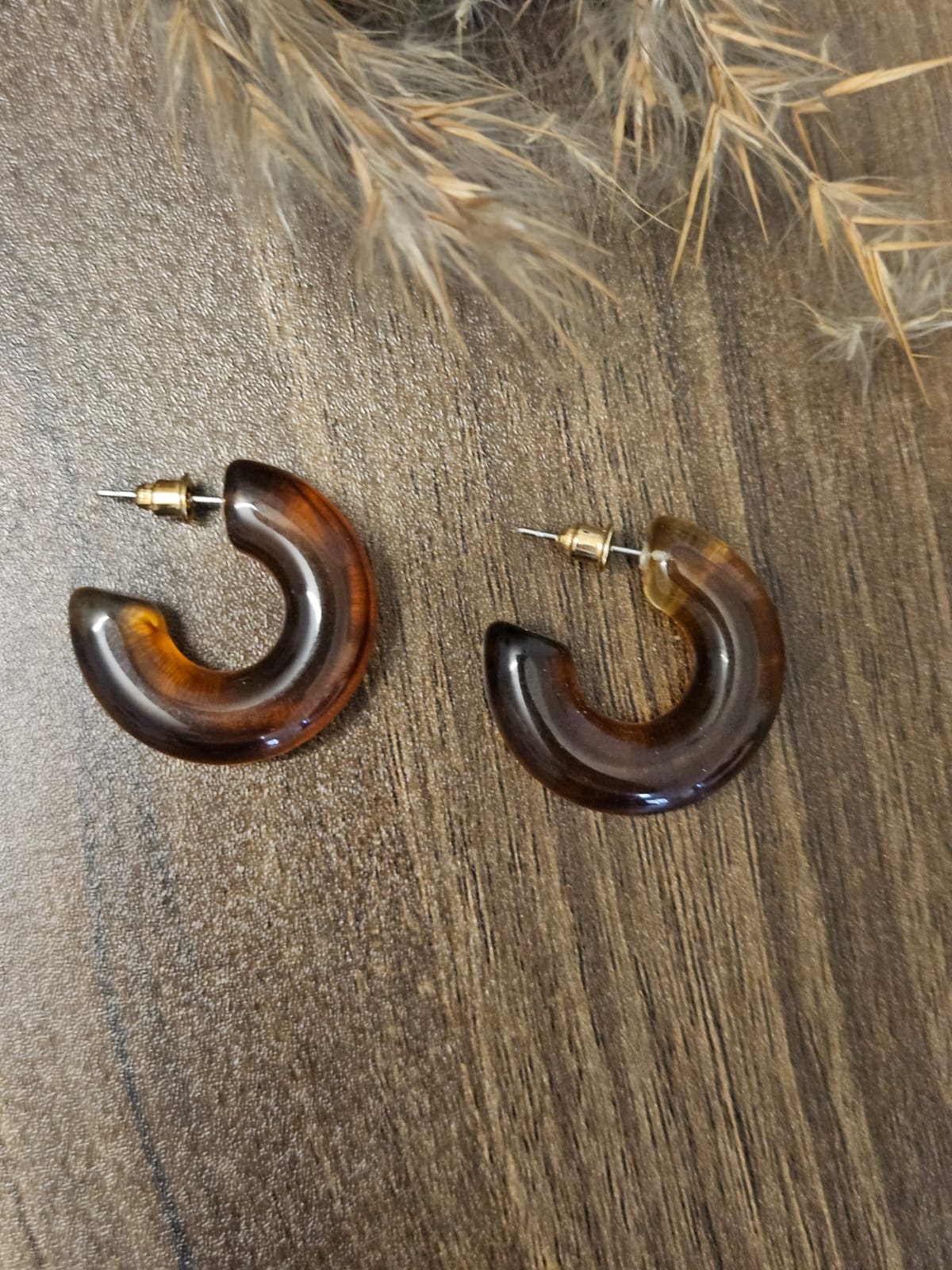 SMALL BROWN SHADED HOOP
